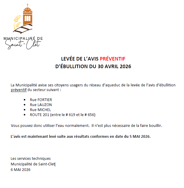 Avis ebulition